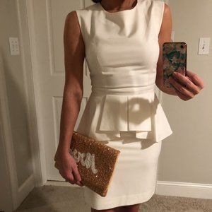 Little White Dress, LWD, Holiday/Bridal Shower Dress, Size XS